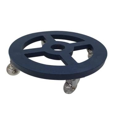 Imagem de Suporte Redondo com Roda 30cm para Vasos - Alpe & Aritana CORES:Amêndo