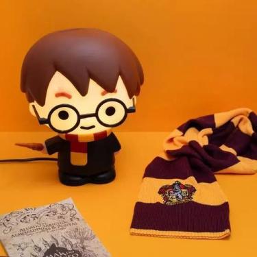 Imagem de Luminária Abajur De Mesa Harry Potter Hogwarts Geek Boneco Bruxo Infan