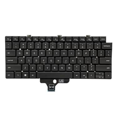 Imagem de Teclado de substituição para laptop Dell Latitude 5320 2 em 1 5330 5340 7320 2 em 1 série 7330 layout dos EUA com teclado retroiluminado 18YPJ 018YPJ