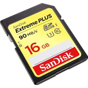 Imagem de Sandisk Cartão de memória Extreme Plus SDHC 16 GB C10 Flash (SDSDXSF-016G-ANCIN)