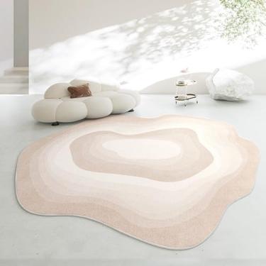 Imagem de Irregular Sala de estar Grande Área Tapetes Criativo Minimalista Quarto Tapete Confortável Fácil de Cuidar Mesa de Centro Tapete Decorativo, PW896, QT, 200X200CM
