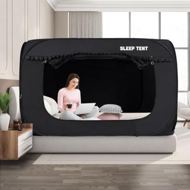 Imagem de BORNA Dossel de cama tamanho solteiro, barracas de dormir portáteis para crianças e adultos (P)