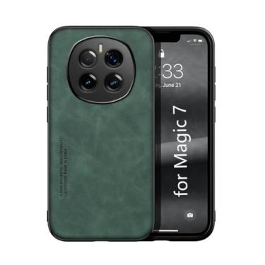 Imagem de Kepuch Silklike Capa para Honor Magic 7 - Case Placa de Metal Embutida - Verde
