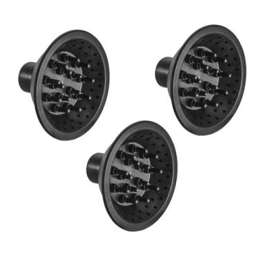 Imagem de Kit 3 Difusor de Ar Para Secador de Cabelo Definidor de Cachos Univers