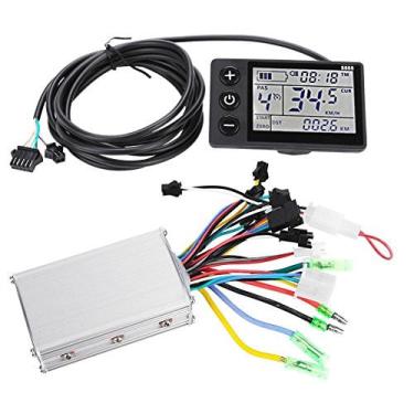 Imagem de Controlador de motor elétrico, 36V-48V impermeável lcd Display Panel Brushless Controller Kit para scooter de bicicleta elétrica, 36V-250W/48V-350W na