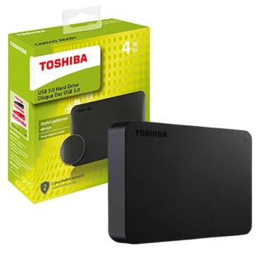 Imagem de HD externo 4TB USB 3.0 toshiba canvio basics DTB440