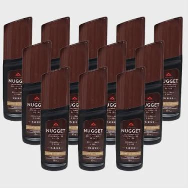 Imagem de Polidor de Sapato Líquido Nugget Marrom Graxa 12u 60ml