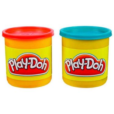 Imagem de Massinha de Modelar Play Doh 2 Cores Vermelha e Azul - Hasbro