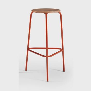 Imagem de Banco Alto para Cozinha Cumbuca Branco