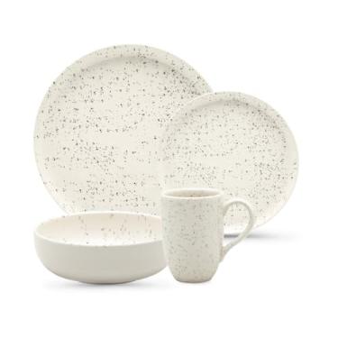 Imagem de Aparelho de Jantar e Lanche 16 Peças Flat Chuvisco