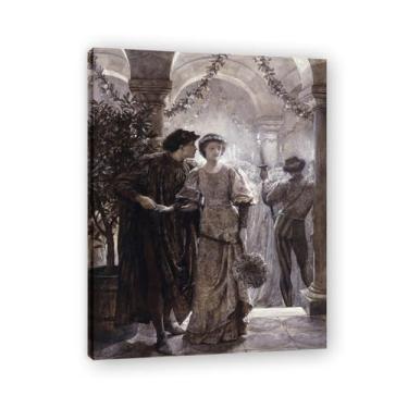 Imagem de Impressões em tela famosas, reprodução em tela, pintura emoldurada, imagem de arte de parede para decoração de casa, (formatura). Moldura interna de 50 x 65 cm - 19,7 x 25,6 pol