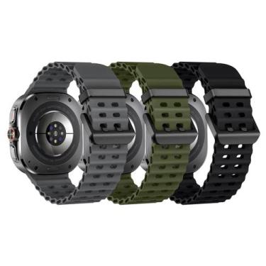 Imagem de Pulseira esportiva compatível com Acextro Samsung Galaxy Watch 7 Ultra