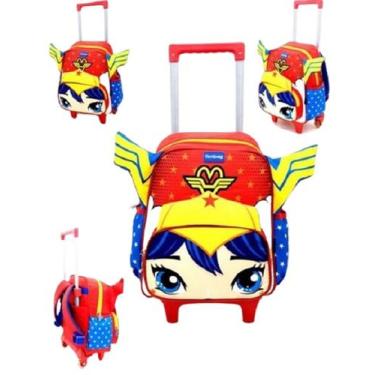 Imagem de Mochila Rodinha Infantil Baby Escolar Menino Menina Varios Personagens
