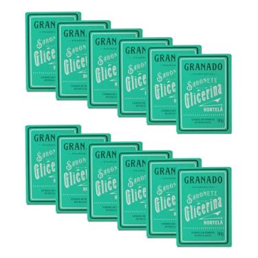 Imagem de Granado Sabonete Glicerina, Hortelã, 90g, 12 unidades
