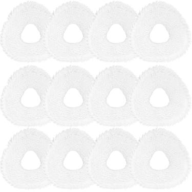 Imagem de Avaenzo Pacote com 12 almofadas de esfregão de substituição compatíveis com Narwal Freo X Ultra Narwal Freo Z Ultra T10 J3 J4 microfibra resuable pano robô aspirador de pó acessórios