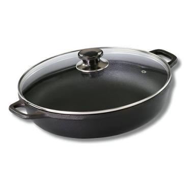 Imagem de Paellera Panela Caçarola Resistente Ferro Fundido 30 C/ Tam - Fundição