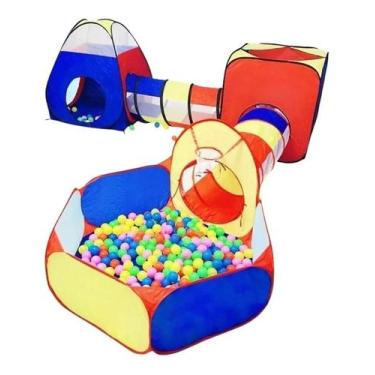 Imagem de Barraca Infantil 5 Em 1 Cabana Toca Túnel Infantil - IMPORT