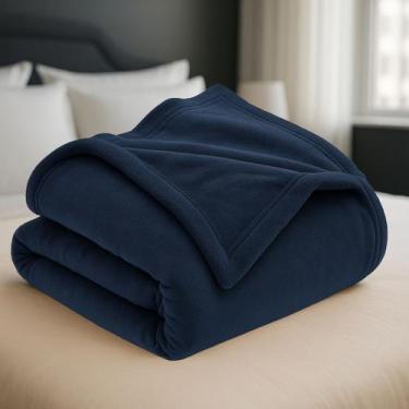 Imagem de Cobertor Manta Casal Microfibra Ultra Macia 2,00x1,80m Coberta Antialé