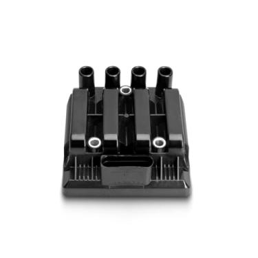 Imagem de Embalagem de bobina de ignição ENA compatível com Volkswagen 1998-2011 - Jetta Golf Beetle - 2.0L L4 06A 905 097A 06A-905-097A UF484 C1393 5C1390 Preto
