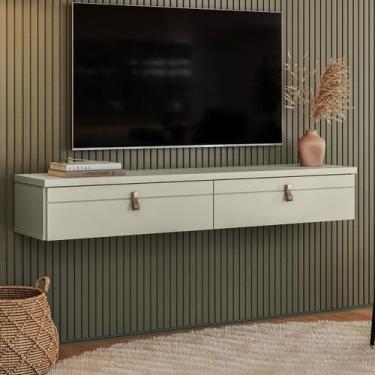 Imagem de Rack para TV Até 50 Polegadas Suspenso Nuke 2 Portas Off White/Bege - 