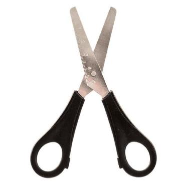 Imagem de Tesoura Escolar Com Ponta Arredondada Cis KS-96 13,5 cm Inox - BIGNARD