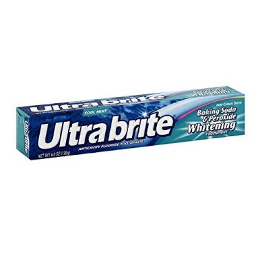 Imagem de UltraBrite Ultra Brite Bk Sda Tamanho 6Z Ultrabrite Bicarbonato De Sódio E Peróxido Creme Dental Clareador, Pacote Com 2