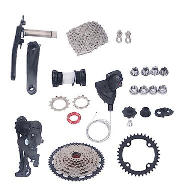 Imagem de Transforme Seu Passeio Com o Kit de Bicicleta de Volante do Grupo Speed ​​Groupset para Obter Desempenho e Estilo Aprimorados (36t Chainring)