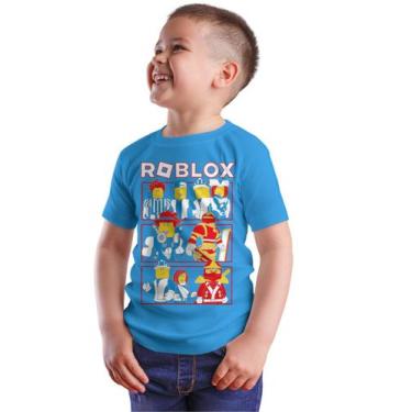 Imagem de Camiseta Roblox Personagem Infantil Camisa Estampada Jogo Game Básica 