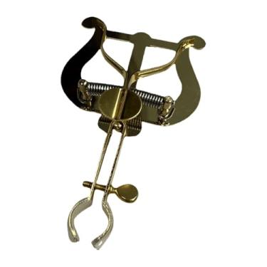 Imagem de MERIGLARE Clipe para partitura de trompete, braçadeira para lira de marcha, suprimentos para instrumentos, performance de palco, portátil, acessórios para, Ouro