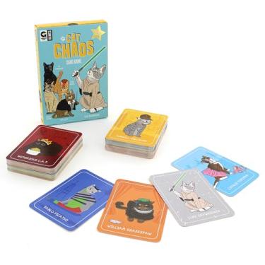 Imagem de Ginger Fox - Cat Chaos Card Swapping Game. Fast-Paced Card Game. Family Games for Ages 8 and Over. Great Addition to Board Games and Party Games. Fun Games for Family Game Night, Parties and More