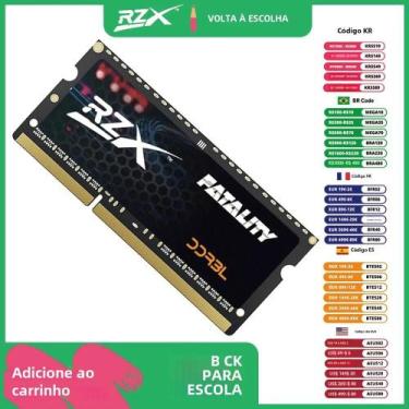 Imagem de Memória RAM DDR3L 8GB/4GB para Notebook - 1600MHz PC3L - 1.35V - 204pi
