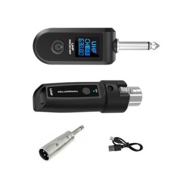 Imagem de menolana Transmissor e receptor de áudio universal para guitarra, equipamento musical compatível com baixo elétrico, 1 com 1