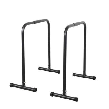 Imagem de Par De Barra Paralela Fixa Chão Treino Calistenia Yangfit