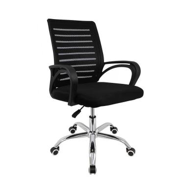 Imagem de Cadeira Giratoria Office Zebrada Preta