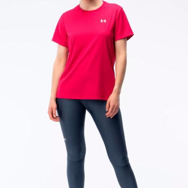 Imagem de Camiseta Under Armour Tech Rib Feminina Rosa