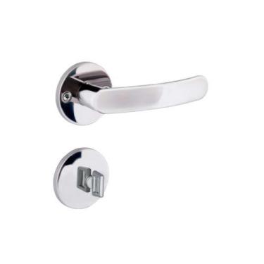 Imagem de Fechadura WC Inox Premium2800/11 Aliança para Portas de Banheiro 25-35