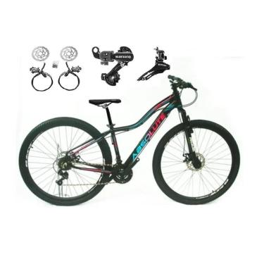 Imagem de Bicicleta Aro 29 Absolute Hera Feminina 24v Shimano Freio Hidráulico Suspensão MTB Alumínio-Feminino
