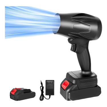 Imagem de Soprador de Ar Portátil Sem Fio, 1050W, 2 Baterias, com Carregador, Preto