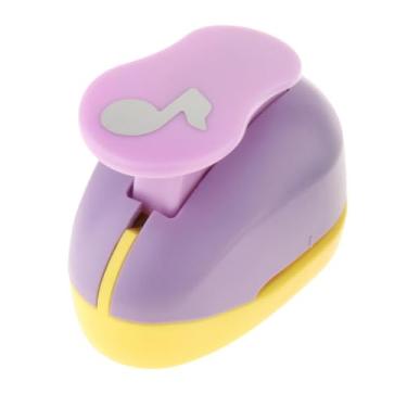 Imagem de UGPLM Perfurador de papel para scrapbook, gravação em, perfurador de papel premium, perfuradores de artesanato, para festival, papel artesanal, música