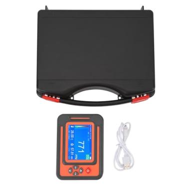 Imagem de Detector de CO2 Detector de dióxido de carbono Detector de alta precisão Medidor de CO2 portátil com temperatura Sensor de umide para tens Creates de vinho Cozinhas Material Abs (Vermelho)