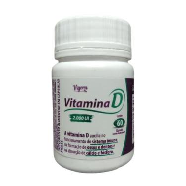 Imagem de Suplemento Vitamina D 2000UI 60 Cáps - Vigora Plus - Prati Donaduzzi