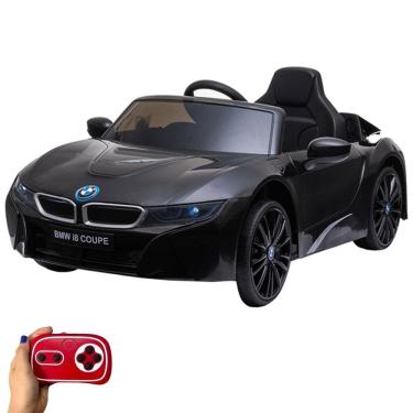 Imagem de Mini Carro Elétrico Infantil Bmw I8 Coupe 12V Controle Remoto Licenciado Preta Importway Bw-293 Pt