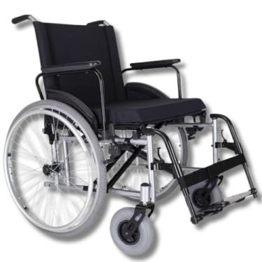 Imagem de Cadeira de Rodas Obeso Dobrável Desmontável em Aço Carbono até 200kg Pneu Antifuro MA3FO Ortomobil (54)