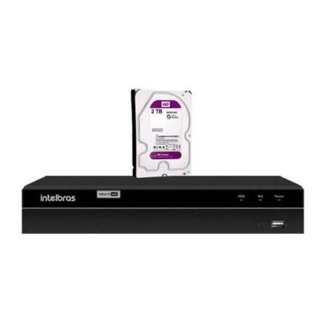 Imagem de DVR Intelbras 8 Canais Full HD 1080p com HD 2TB  Gravador de Vídeo MHD