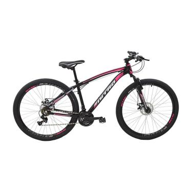 Imagem de Bicicleta Polimet MTB Nitro17/Aro Velocidades Preto/Rosa