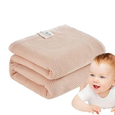 Imagem de Cobertor macio para criança, cobertor para cama de criança - Cobertor de musselina para bebê em formato de favo de para criança Cobertor de ar condicionado,Cobertores de bebê acolchoados, cobertor