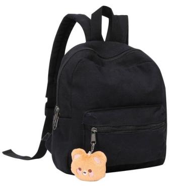 Imagem de Mini mochila Phaoullzon Girls para crianças e adolescentes preta