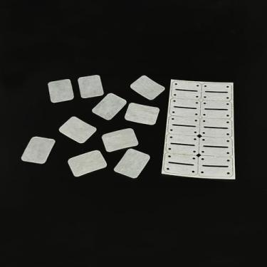 Imagem de URIMPAVIDO 20PCS RC Plane Hinge Folding Leaf Paper Hinges Model Aileron Tail Wing Connector for RC Airplane Aircraft Helicopter DIY Model Plane Fix Wing Parts (Shape 3)