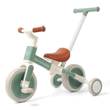 Imagem de Triciclo AmazingJoy AmazingJoy para crianças de 1 a 3 anos verde