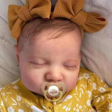 Imagem de Boneca Reborn ADFO Lifelike Newborn Girl 50 cm com roupas